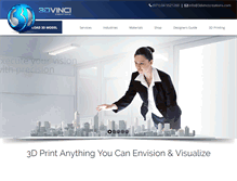 Tablet Screenshot of 3dvincicreations.com